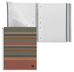 MIQUELRIUS Eco Design Collegeblock DIN A4 liniert bunt