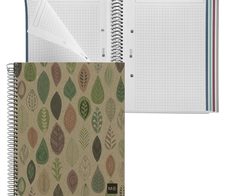 MIQUELRIUS Eco Design Collegeblock DIN A5 kariert bunt