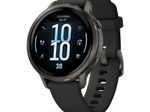 Garmin Venu® 4 Smartwatch Schwarz/Schiefergrau 41 mm mit Schnellwechsel-Silikon-Armband 18 mm