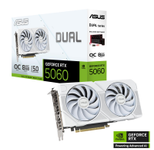 ASUS Dual GeForce RTX 5060 8GB GDDR7 White OC Edition Gaming Grafikkarte