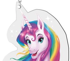 ROTH Reflektor-Anhänger Einhornportrait