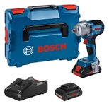 BOSCH Professional GDS 18V-450 HC Akku-Drehschlagschrauber-Set 18,0 V, mit 2 Akkus