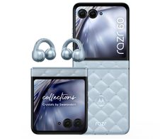Motorola razr 60 - Brilliant Collection - 5G Smartphone 8 GB/256 GB, mit moto buds loop - Blau