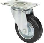 WAGNER® design yourself Transportgeräte-Lenkrolle RO 6104 silber