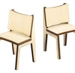 Rayher Dekoartikel Wichtel Mini Stühle beige 2 St.