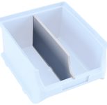 Allit Trennstege für Sichtlagerkästen grau Größe 5