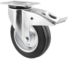 WAGNER® design yourself Transportgeräte-Lenkrolle RO 7124 silber