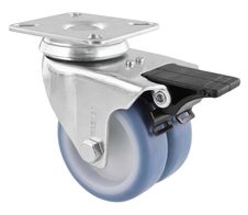 WAGNER® design yourself Apparate-Doppel-Lenkrolle ECO RO 3577 grau