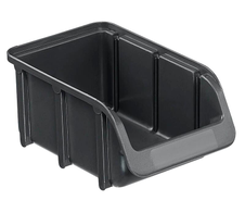 hünersdorff Sichtlagerkasten schwarz Größe 2