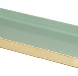 Rayher Dekoartikel eukalyptus/gold Metall-Tablett, 1 St.