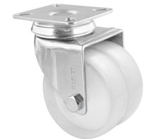 WAGNER® design yourself Apparate-Doppel-Lenkrolle ECO RO 1277 weiß