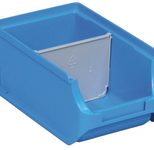 Allit Trennstege für Sichtlagerkästen grau Größe 2/2L