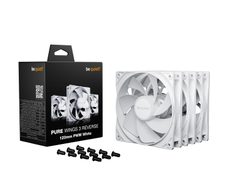 Be Quiet Gehäuselüfter Pure Wings 3 Reverse 3-Pack 120mm PWM weiß