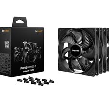 Be Quiet Gehäuselüfter Pure Wings 3 3-Pack 140mm PWM schwarz