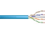 Digitus CAT 6A U-UTP Installationskabel, 500 MHz Dca (EN 50575), AWG 23/1, 305 m Trommel,Sx, Blau