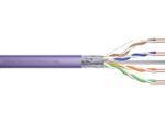 Digitus CAT 6 F-UTP Installationskabel, 250 MHz, AWG 23/1 Dca (LSZH-1), 305 m, Trommel, Simplex, Violett