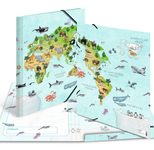 HERMA Sammelmappe DIN A3 Weltkarte