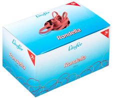 Läufer Gummiband, 125,0 mm, 1,0 kg, rot