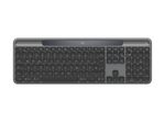 Logitech Signature Slim Solar+ K980 kabellose Tastatur, QWERTZ - Deutsch, Graphite