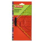 herlitz Geometrie-Dreieck transparent/gelb 25,0 cm