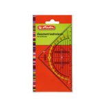 herlitz Geometrie-Dreieck, transparent/gelb 16,0 cm