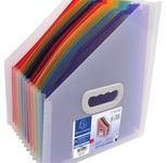 Exacompta Fächerstehsammler Crystal 55598E, kristall, DIN A4
