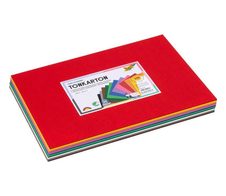 folia Tonpapier DIN A2,  farbsortiert 180 g/m²