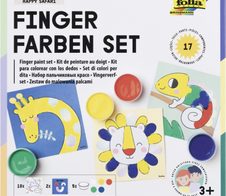 folia Fingerfarben Happy Safari farbsortiert