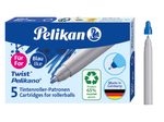 Pelikan Tintenrollerminen, blau