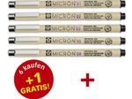 Sakura Pigma Micron Fineliner-Set Schwarz