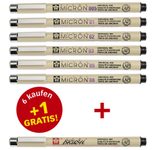 Sakura Pigma Micron Fineliner-Set Schwarz