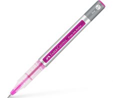 FABER-CASTELL Free Ink Tintenroller grau 0.7 mm Schreibfarbe: Pink