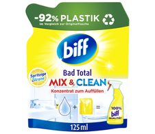 biff Bad Total MIX & CLEAN Konzentrat Badreiniger Zitrone 125,0 ml