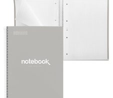 MIQUELRIUS Eco Emotions Collegeblock DIN A4 kariert grau