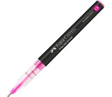 FABER-CASTELL Free Ink Tintenroller grau 1.5 mm Schreibfarbe: Pink