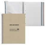 MIQUELRIUS Eco Design Collegeblock DIN A4 kariert beige