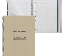 MIQUELRIUS Eco Design Collegeblock DIN A4 kariert beige