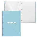 MIQUELRIUS Eco Emotions Collegeblock DIN A4 kariert hellblau