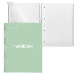 MIQUELRIUS Eco Emotions Collegeblock DIN A4 kariert mint