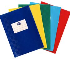 OXFORD Heftumschläge farbsortiert DIN A5 15,8 x 0,4 cm