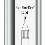 Pica Fine Dry Ersatzminen für Tieflochmarker-Bleistift 0.9 mm graphite