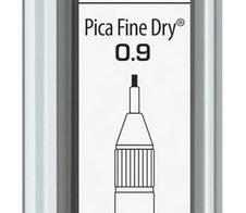 Pica Fine Dry Ersatzminen für Tieflochmarker-Bleistift 0.9 mm graphite