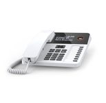 Gigaset DESK 600 Telefon mit Schnur, Weiß