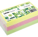 UPM Notes Haftnotizen Brilliantmix, farbsortiert, 100 Blatt