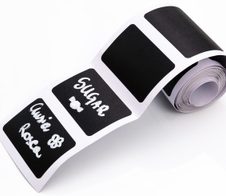 ALLboards Kreideetiketten schwarz  5,5 x 3,5 cm