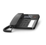 Gigaset DESK 600 Telefon mit Schnur, Schwarz