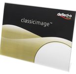 deflecto Tischaufsteller DIN A7 quer