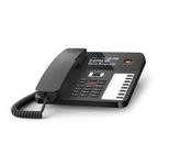 Gigaset DESK 800A Telefon mit Schnur, Schwarz