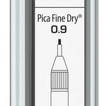 Pica Fine Dry Ersatzminen für Tieflochmarker-Bleistift 0.9 mm graphite