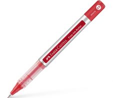 FABER-CASTELL Free Ink Tintenroller grau 0.5 mm Schreibfarbe: Rot